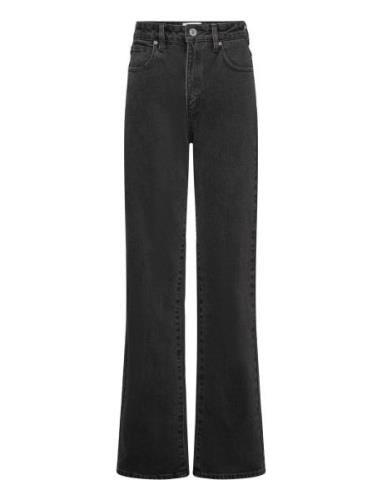 94 High Straight Erica Bottoms Jeans Straight-regular Black ABRAND