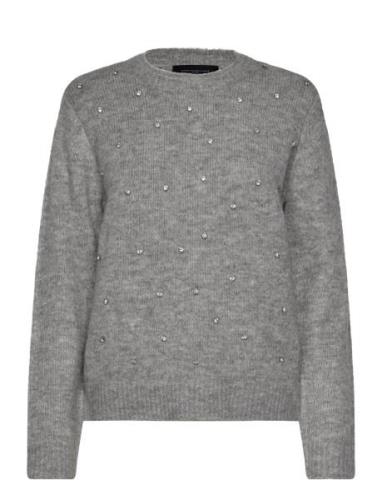 Cmdiamond-Pullover Tops Knitwear Jumpers Grey Copenhagen Muse