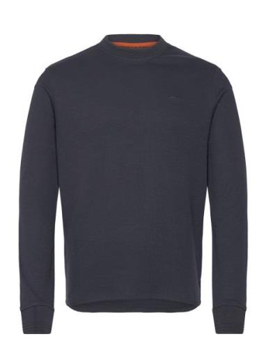 Invalento Tops T-shirts Long-sleeved Navy INDICODE