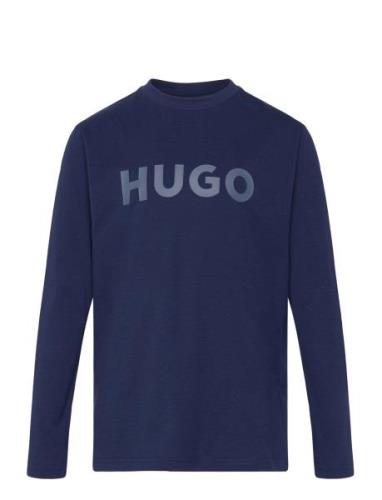 Long Sleeve T-Shirt Tops T-shirts Long-sleeved T-shirts Blue Hugo Kids