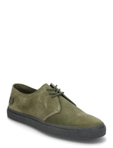 Linden Suede Lave Sneakers Green Fred Perry