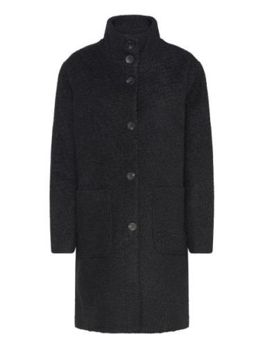 Ferddysz Wool Coat Ulljakke Jakke Black Saint Tropez