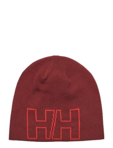 Outline Beanie Accessories Headwear Beanies Burgundy Helly Hansen