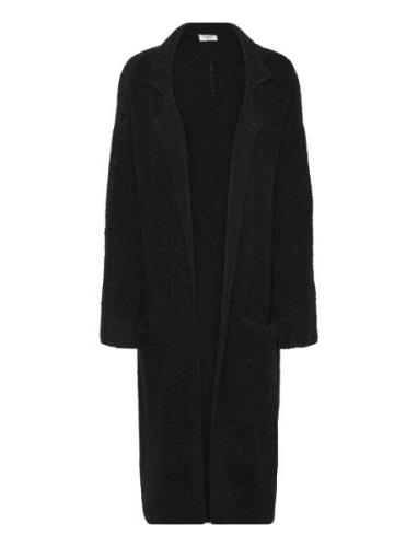 Gelasz Long Cardigan Tops Knitwear Cardigans Black Saint Tropez