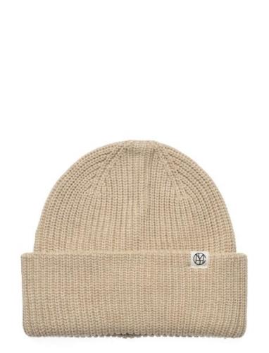 Mschgaline Rachelle Icon Beanie Key Accessories Headwear Beanies Beige...