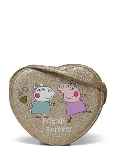 Nmfamada Peppapig Glitter Bag Cplg Tote Veske Gold Name It