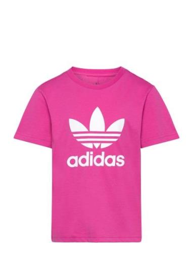 Trefoil Tee Sport T-shirts Short-sleeved Pink Adidas Originals