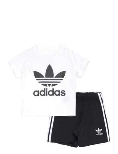 Short Tee Set Sets Sets With Short-sleeved T-shirt White Adidas Origin...