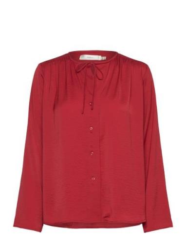 Matoiw Shirt Tops Blouses Long-sleeved Red InWear