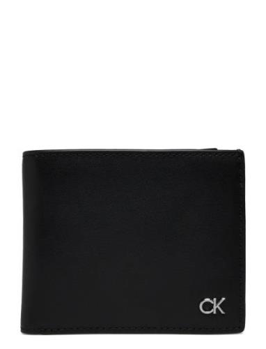 Metal Ck Bifold 5Cc W/Coin Accessories Wallets Classic Wallets Black C...