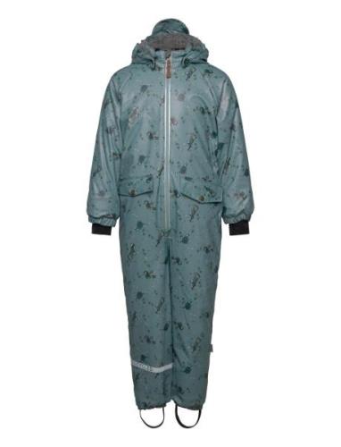 Pu Snow Suit Recycled - Aop Outerwear Coveralls Snow-ski Coveralls & S...