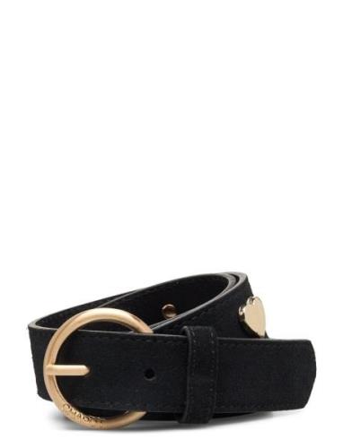 Hammered Heart Belt Belte Black Fabienne Chapot