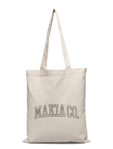 Nord Tote Bag Shopper Veske Beige Makia