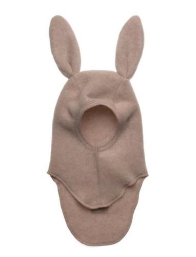 Balaclava Ears Wool Fleece Accessories Headwear Balaclava Beige Huttel...