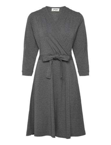 Kate Dress Knelang Kjole Grey Jumperfabriken