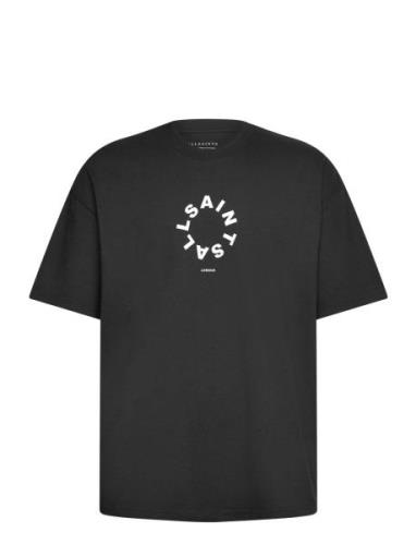 Tierra Ss Crew Tops T-shirts Short-sleeved Black AllSaints