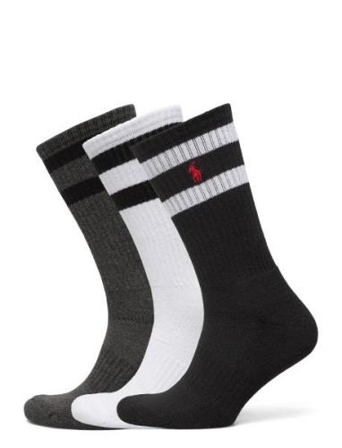 Athletic Crew Sock 3-Pack Underwear Socks Regular Socks Multi/patterne...