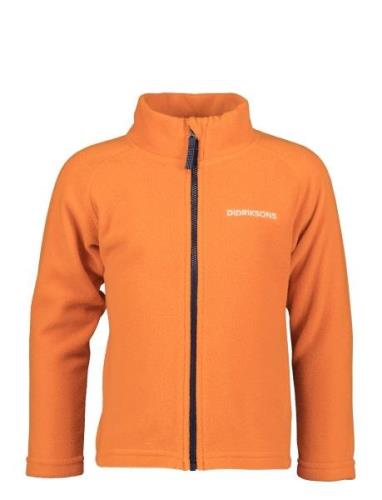 Monte Kids Fz 10 Sport Fleece Outerwear Fleece Jackets Orange Didrikso...