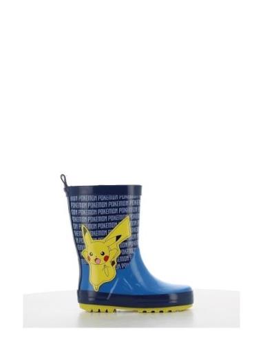 Pokemon Rainboot Shoes Rubberboots High Rubberboots Blue Pokemon