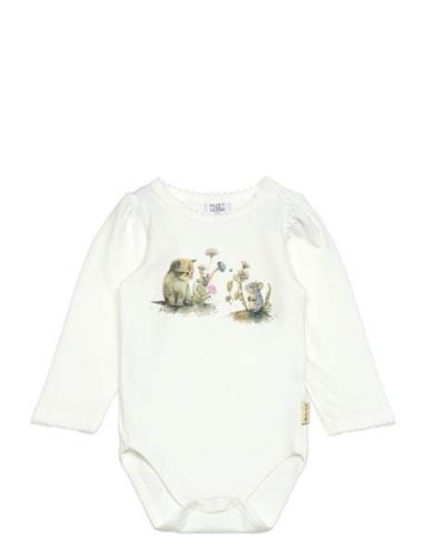 Hcbernice - Bodysuit Bodies Long-sleeved White Hust & Claire