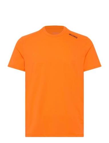 Borg Athletic T-Shirt Sport T-shirts Short-sleeved Orange Björn Borg