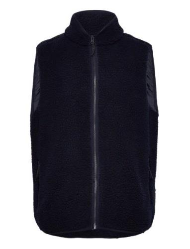 Fleece Gilet Tops Sweat-shirts & Hoodies Fleeces & Midlayers Navy Lind...