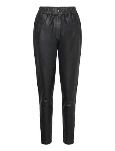 Pants Bottoms Trousers Leather Leggings-Bukser Black DEPECHE