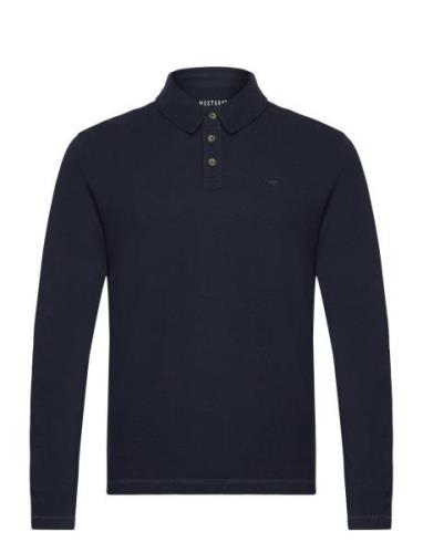 Style Portis Tops Polos Long-sleeved Navy MUSTANG