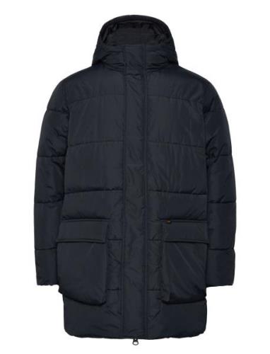 Long Puffer Jacket Parkas Jakke Black Lee Jeans