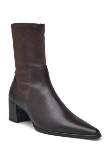 Giselle Shoes Boots Ankle Boots Ankle Boots With Heel Brown VAGABOND