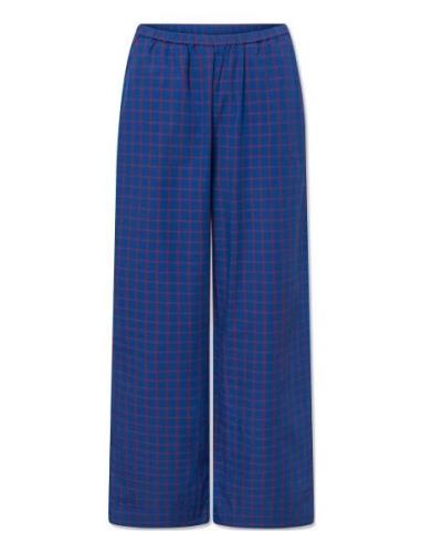 Bella Pants Bottoms Trousers Wide Leg Blue STUDIO FEDER