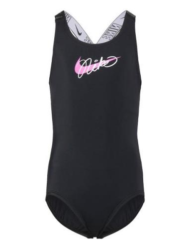 Nike G Crossback Piece Badedrakt Badetøy Black NIKE SWIM