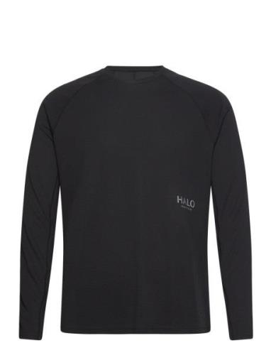 Halo Sorona Ls Sport T-shirts Long-sleeved Black HALO