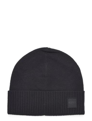 Akaio_R_Hat Accessories Headwear Beanies Black BOSS