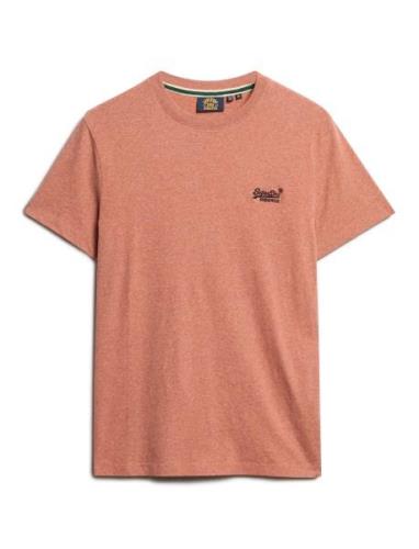 Essential Logo Emb Tee Tops T-shirts Short-sleeved Orange Superdry