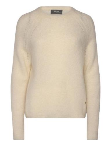 Mmtammy Thora Knit Tops Knitwear Jumpers Cream MOS MOSH