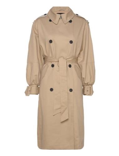 Colonia Trench Coat Kåpe Beige Desigual