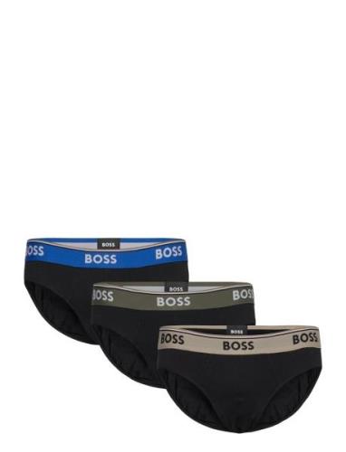 Brief 3P Power Underbukser Y-frontunderbukser Black BOSS