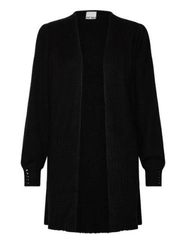 Ihkamara Ca Long Tops Knitwear Cardigans Black ICHI