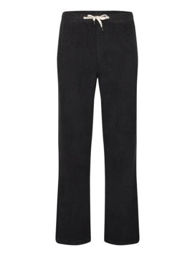 Cropped Corduroy Pants Bottoms Trousers Casual Black Lindbergh