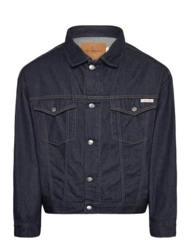 Relaxed Denim Jacket Dongerijakke Denimjakke Navy Calvin Klein Jeans