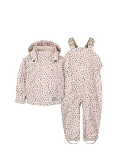 Oddy Set Outerwear Rainwear Rainwear Sets Pink MarMar Copenhagen