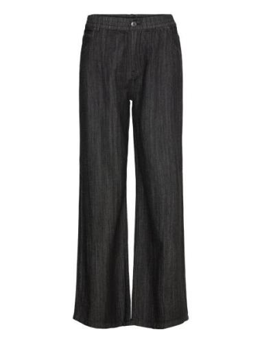 Fqcilla-Pants Bottoms Jeans Wide Black FREE/QUENT