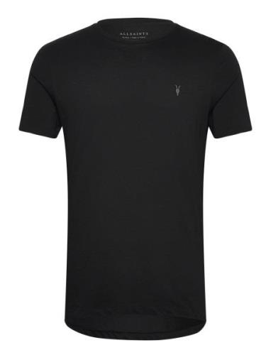 Tonic Ss Crew Tops T-shirts Short-sleeved Black AllSaints