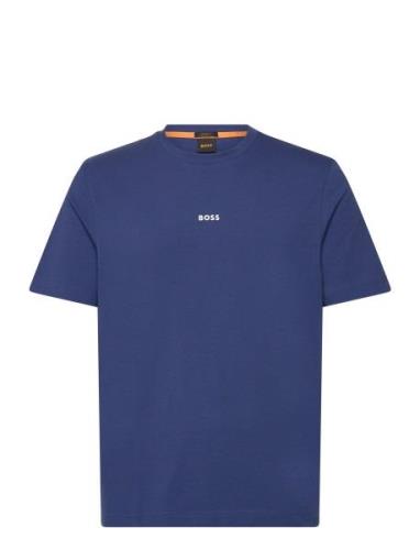 Tchup Tops T-shirts Short-sleeved Blue BOSS