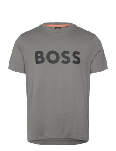 Thinking 1 Tops T-shirts Short-sleeved Grey BOSS