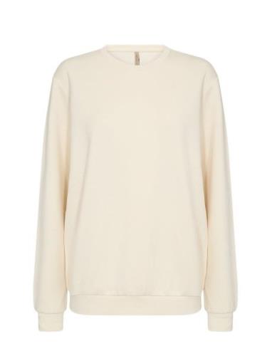 Sc-Banu Tops Sweat-shirts & Hoodies Sweat-shirts Cream Soyaconcept