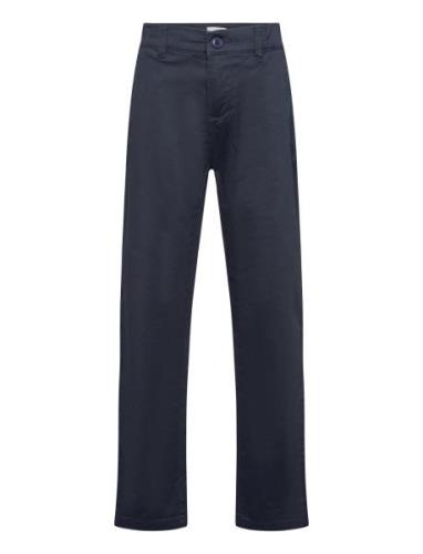 Gradib Street Loose Chino Bottoms Chinos Navy Grunt