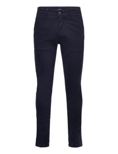 Superflex Chino Bottoms Trousers Chinos Navy Lindbergh