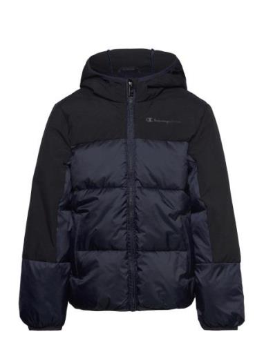 Hooded Jacket Fôret Jakke Navy Champion